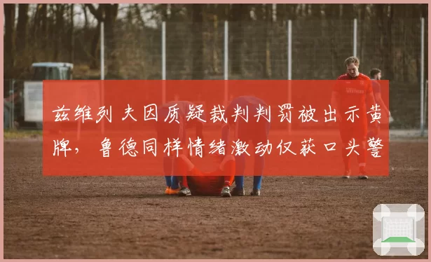 兹维列夫因质疑裁判判罚被出示黄牌，鲁德同样情绪激动仅获口头警告